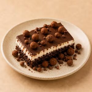 Chocolate Crunch Cake at Aurora Coffee Hub