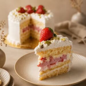 Fruit Vanilla Cake at Aurora Coffee Hub