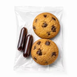 Healthy Mini Cookies (Duo Pack) with Chocolate Sauce