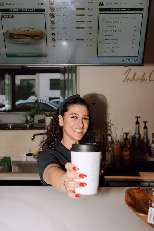Customer Service at Aurora Coffee Hub