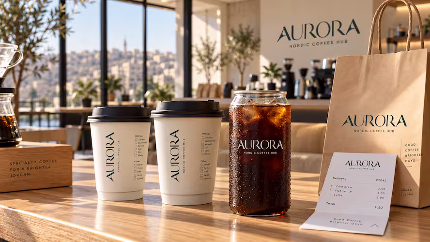 Aurora Nordic Coffee Hub Sunlit Café